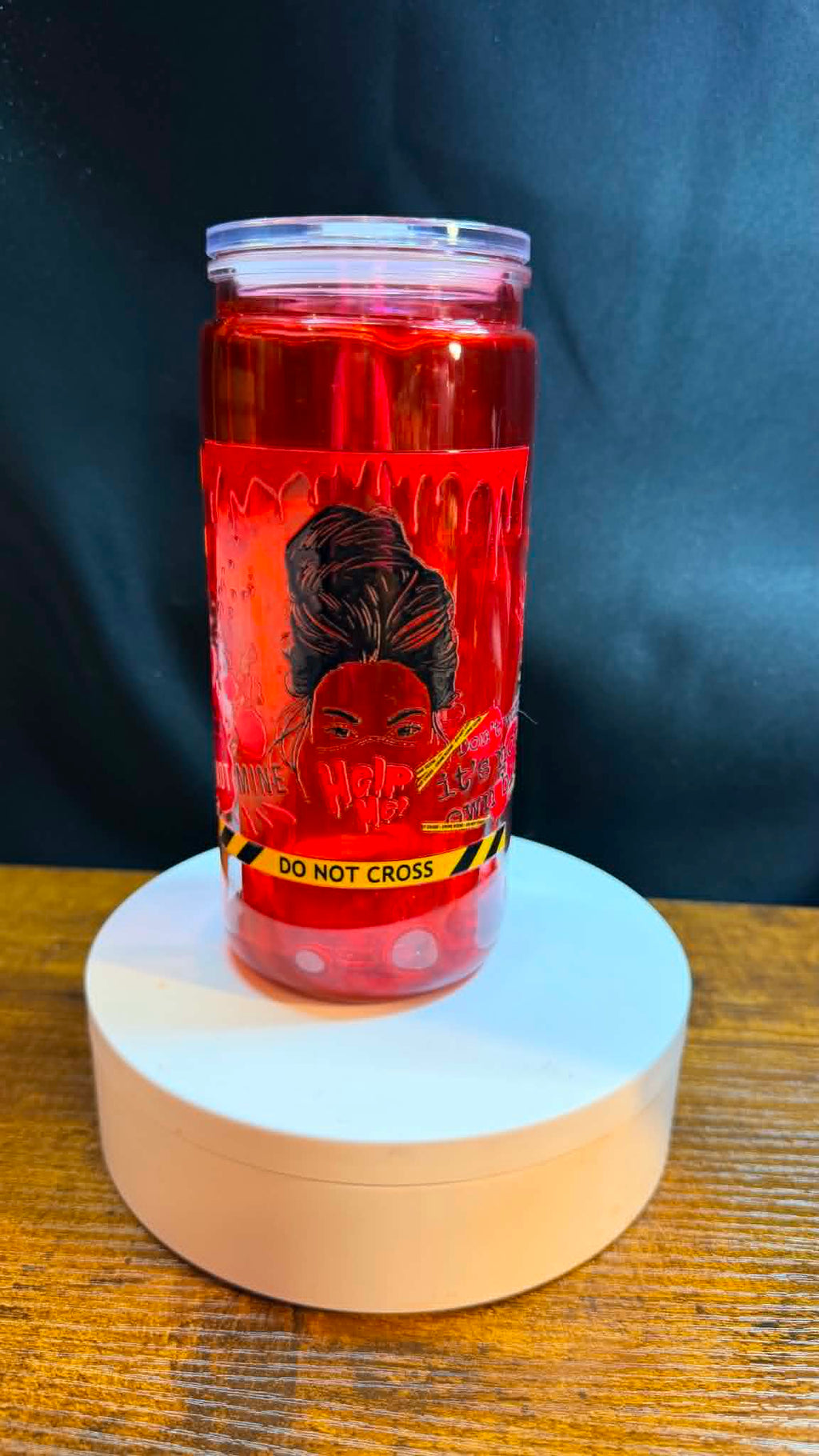 PRE-MADE 20OZ ACRYLIC SNOW GLOBE REG