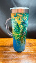 20OZ DOUBLE WALL SS SNOW GLOBE WITH HANDLE