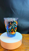 PRE-MADE 12 OZ ACRYLIC TAPERED SNOW GLOBE LEAK PROOF