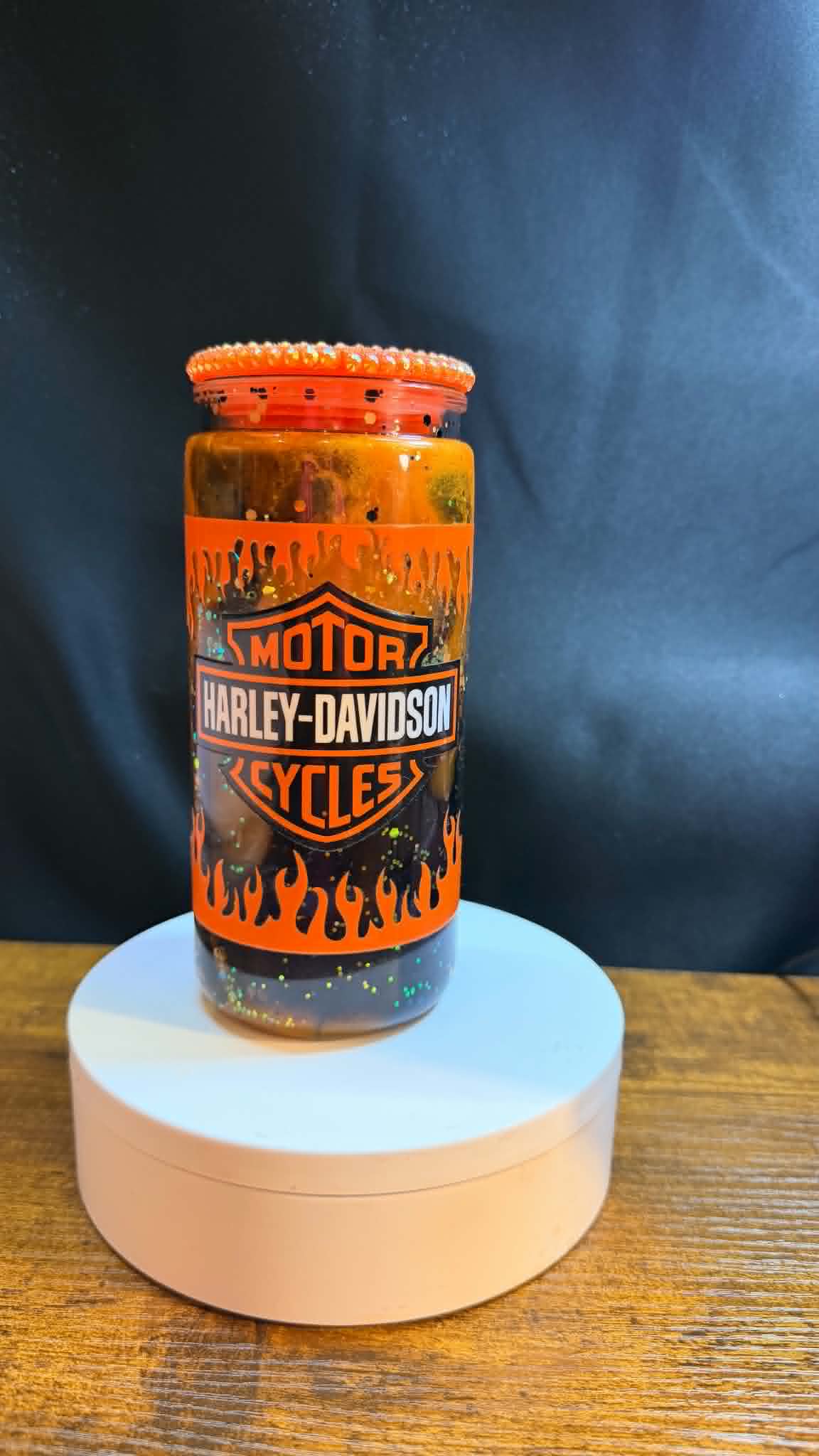 PRE-MADE 20OZ ACRYLIC SNOW GLOBE REG