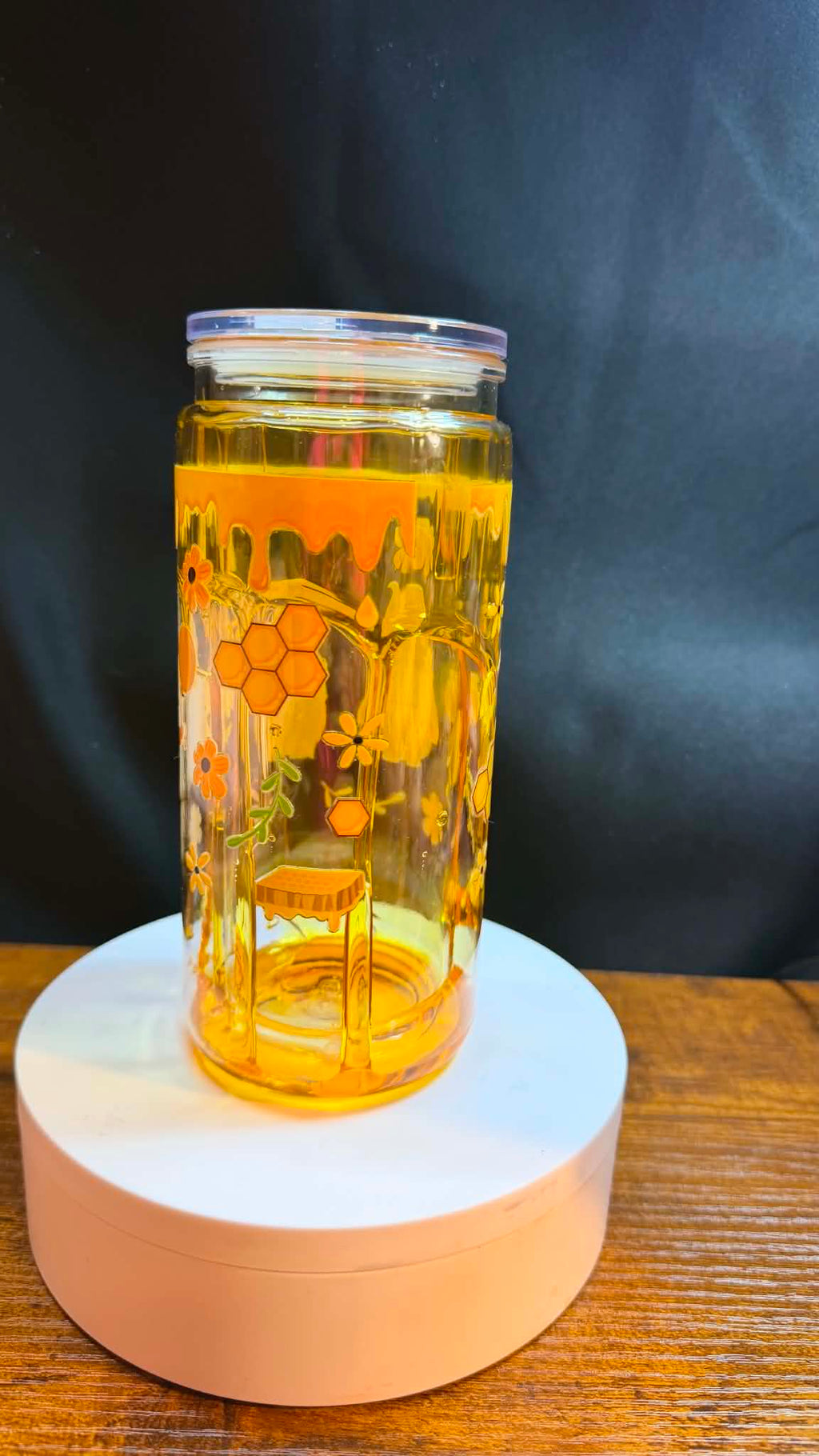 PRE-MADE 20OZ ACRYLIC SNOW GLOBE REG
