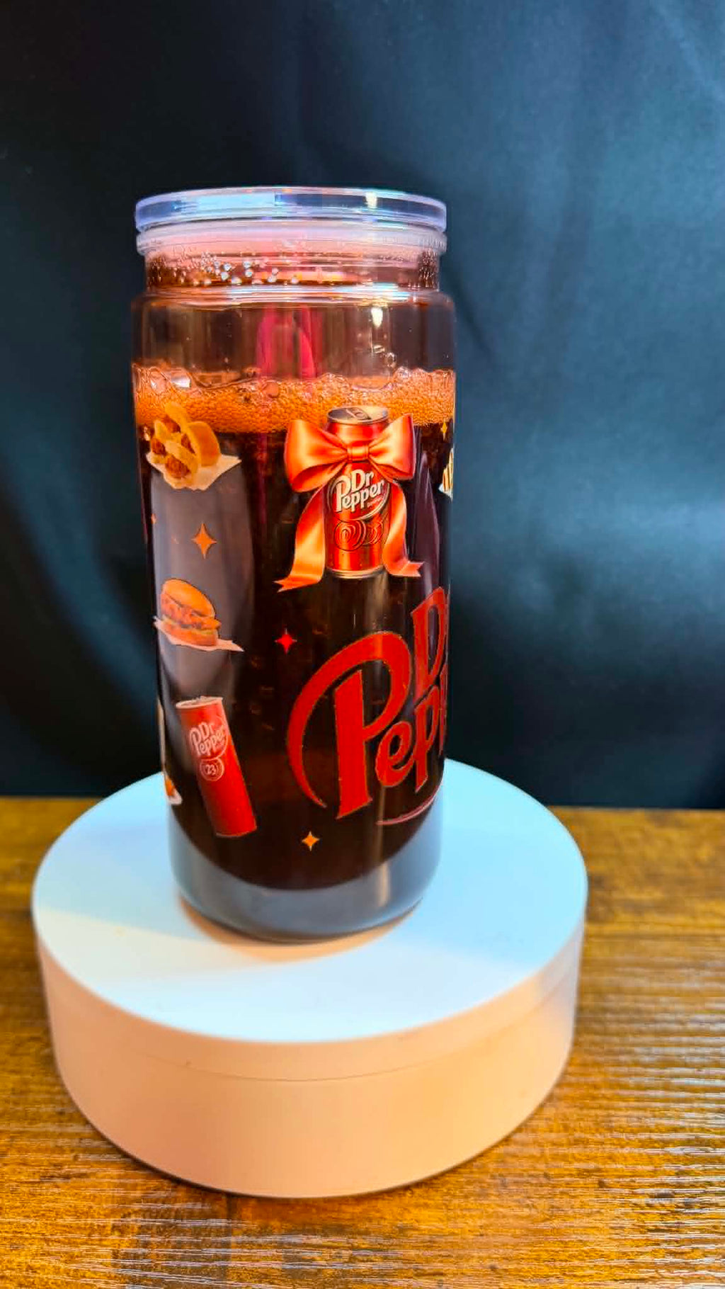 PRE-MADE 20OZ ACRYLIC SNOW GLOBE REG