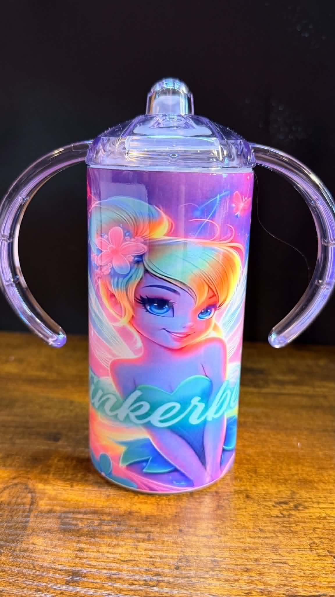 PRE-MADE 12oz KIDS 2 IN 1 DOUBLE WALL STAINLESS STEEL