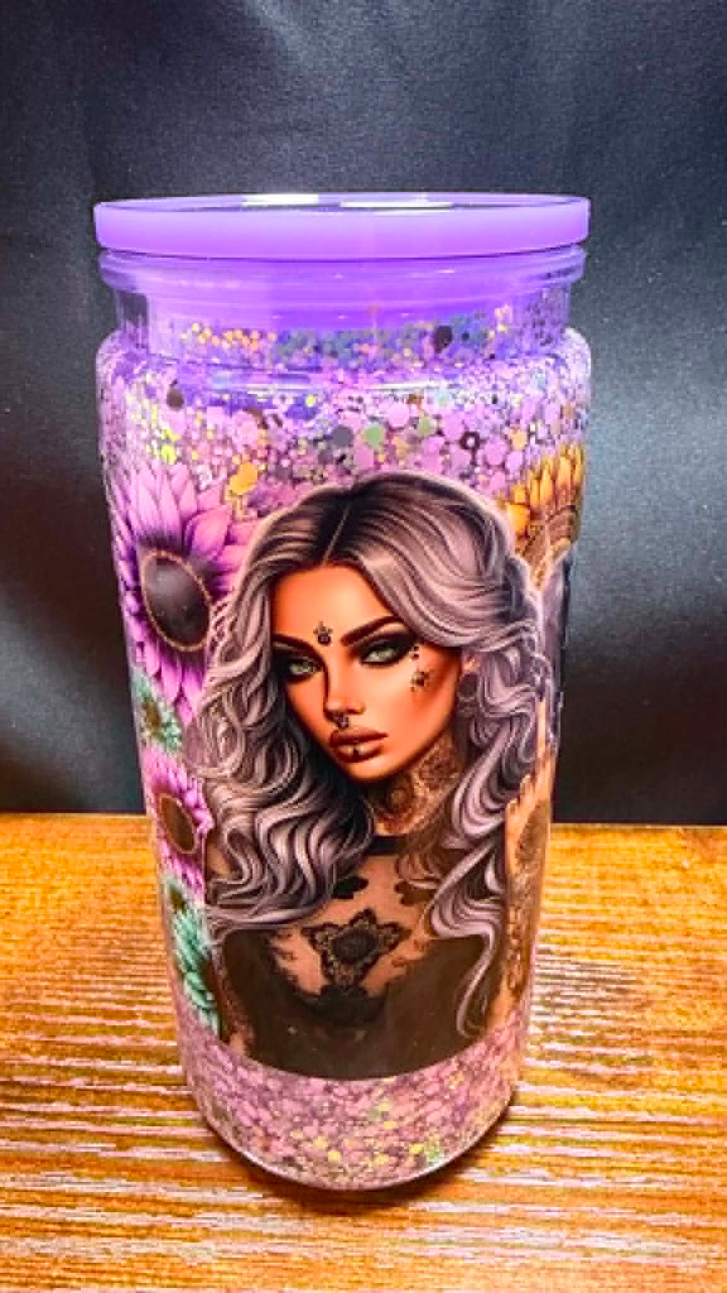 PRE-MADE 20OZ ACRYLIC SNOW GLOBE REG