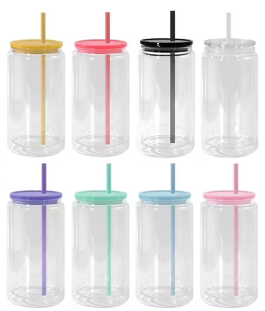 16OZ  ACRYLIC SNOW GLOBE CUP