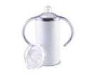 12OZ DOUBLE WALL STAINLESS STEEL SIPPY/REG TUMBLER 2N1 CAN SUBLIMATE
