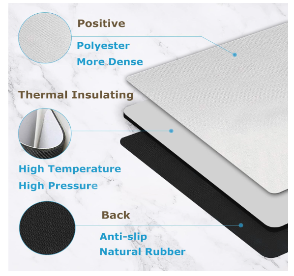 Sublimation Blanks Mousepad for Sublimation