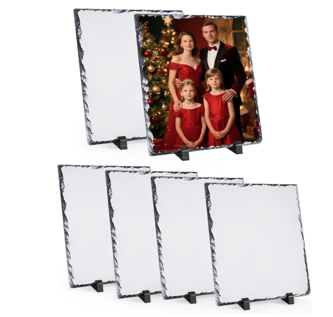 Sublimation Slate Blanks Rock Plaque Photo for 8X10 Inch