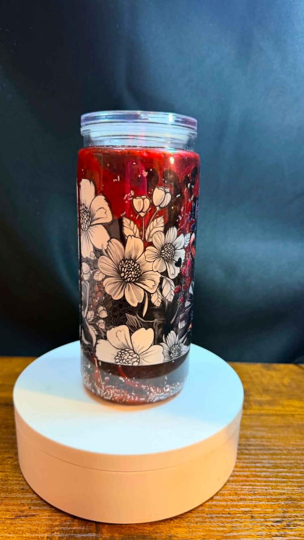 PRE-MADE 20OZ ACRYLIC SNOW GLOBE REG