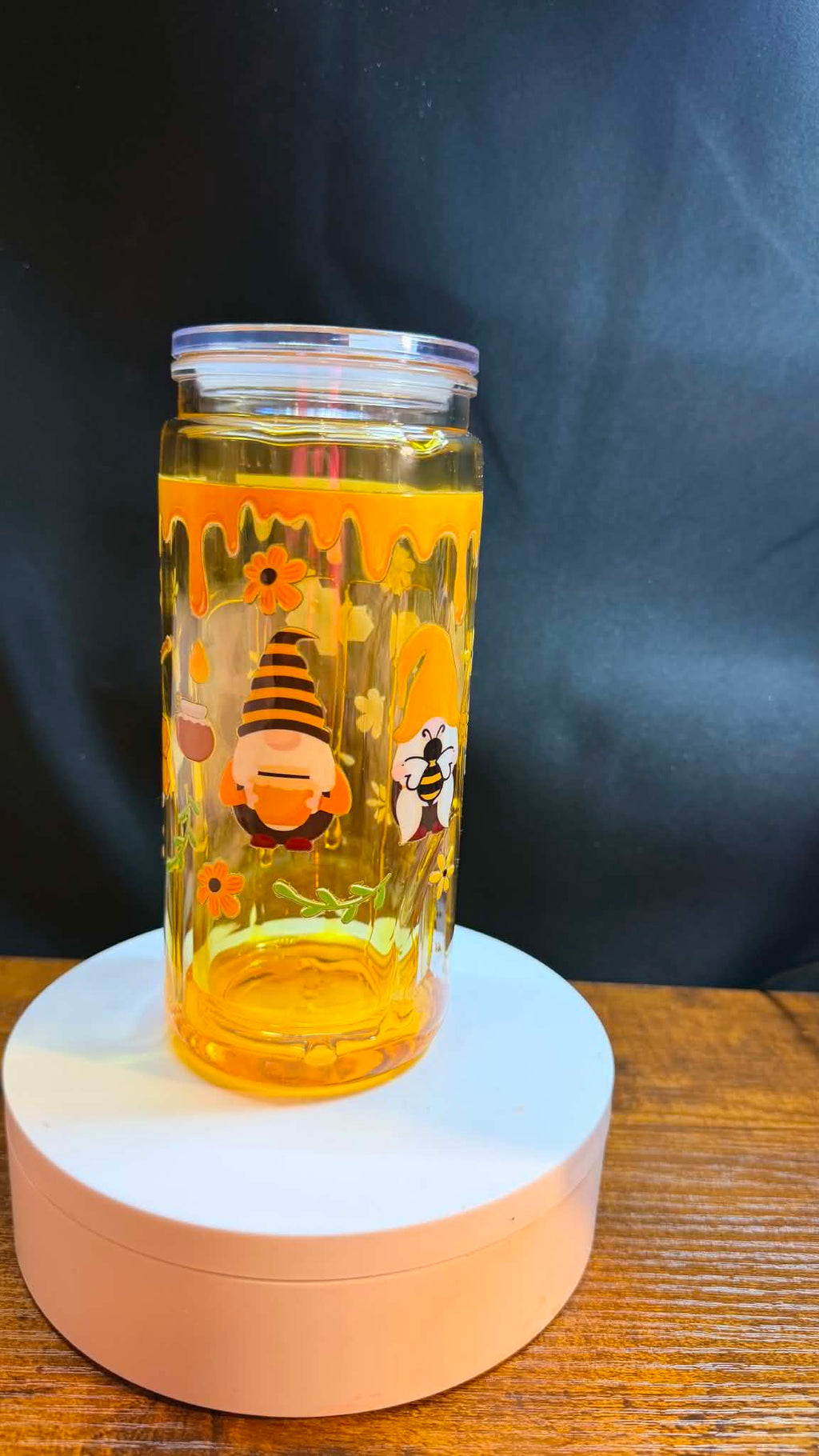 PRE-MADE 20OZ ACRYLIC SNOW GLOBE REG
