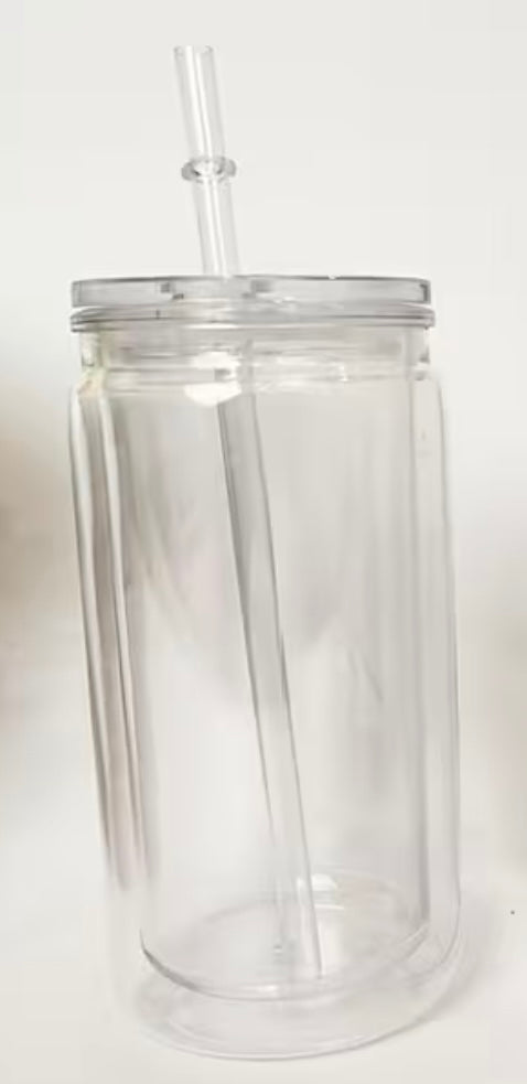 20OZ  ACRYLIC SNOW GLOBE CUP