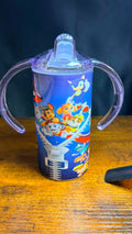 PRE-MADE 12oz KIDS 2 IN 1 DOUBLE WALL STAINLESS STEEL