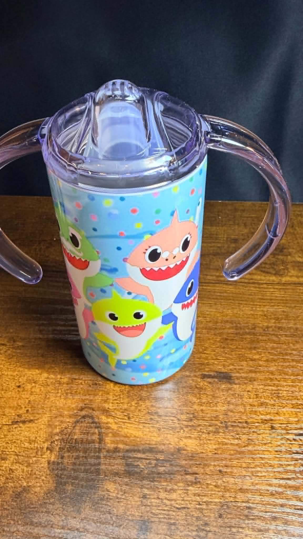 PRE-MADE 12oz KIDS 2 IN 1 DOUBLE WALL STAINLESS STEEL