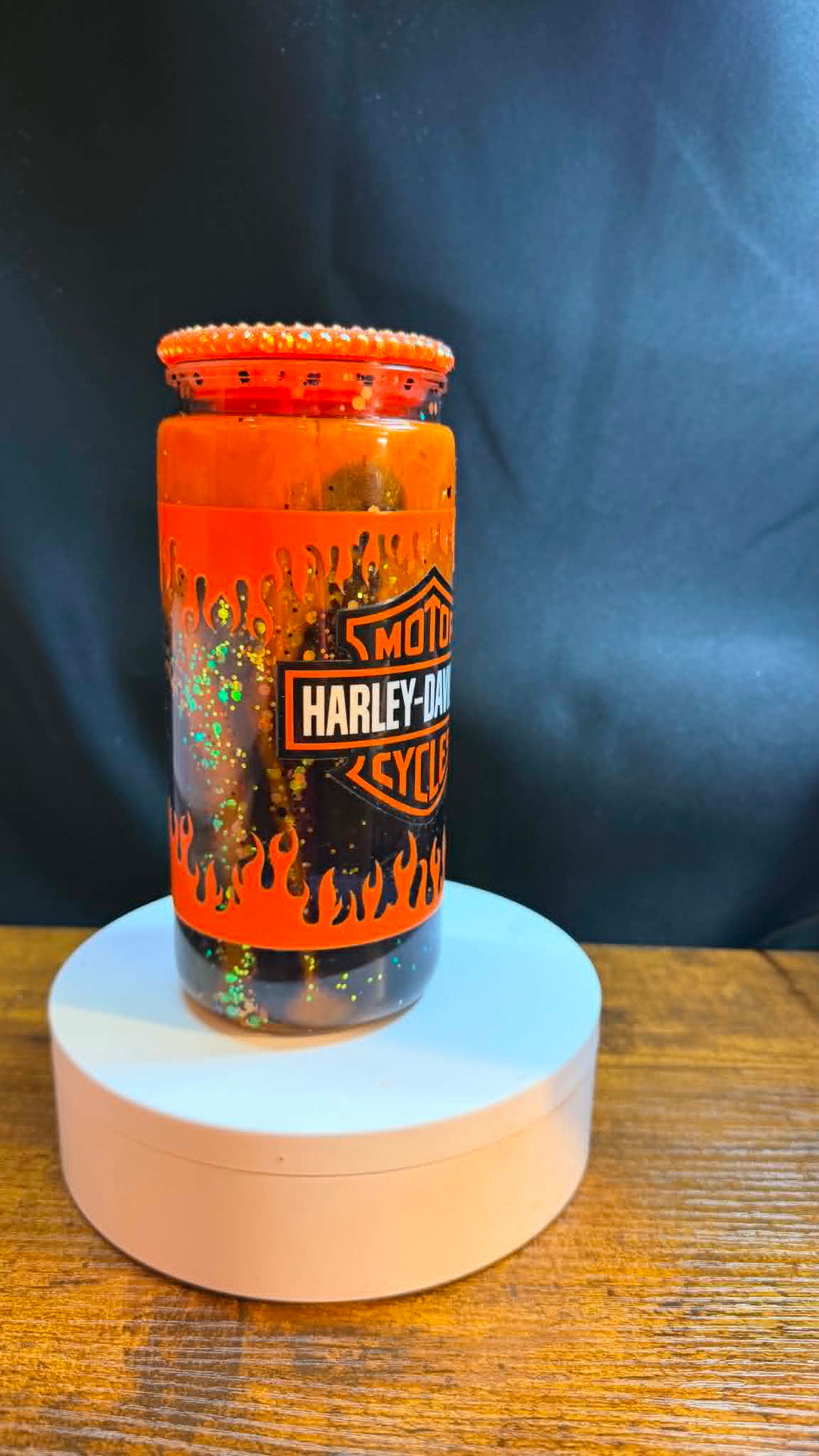 PRE-MADE 20OZ ACRYLIC SNOW GLOBE REG