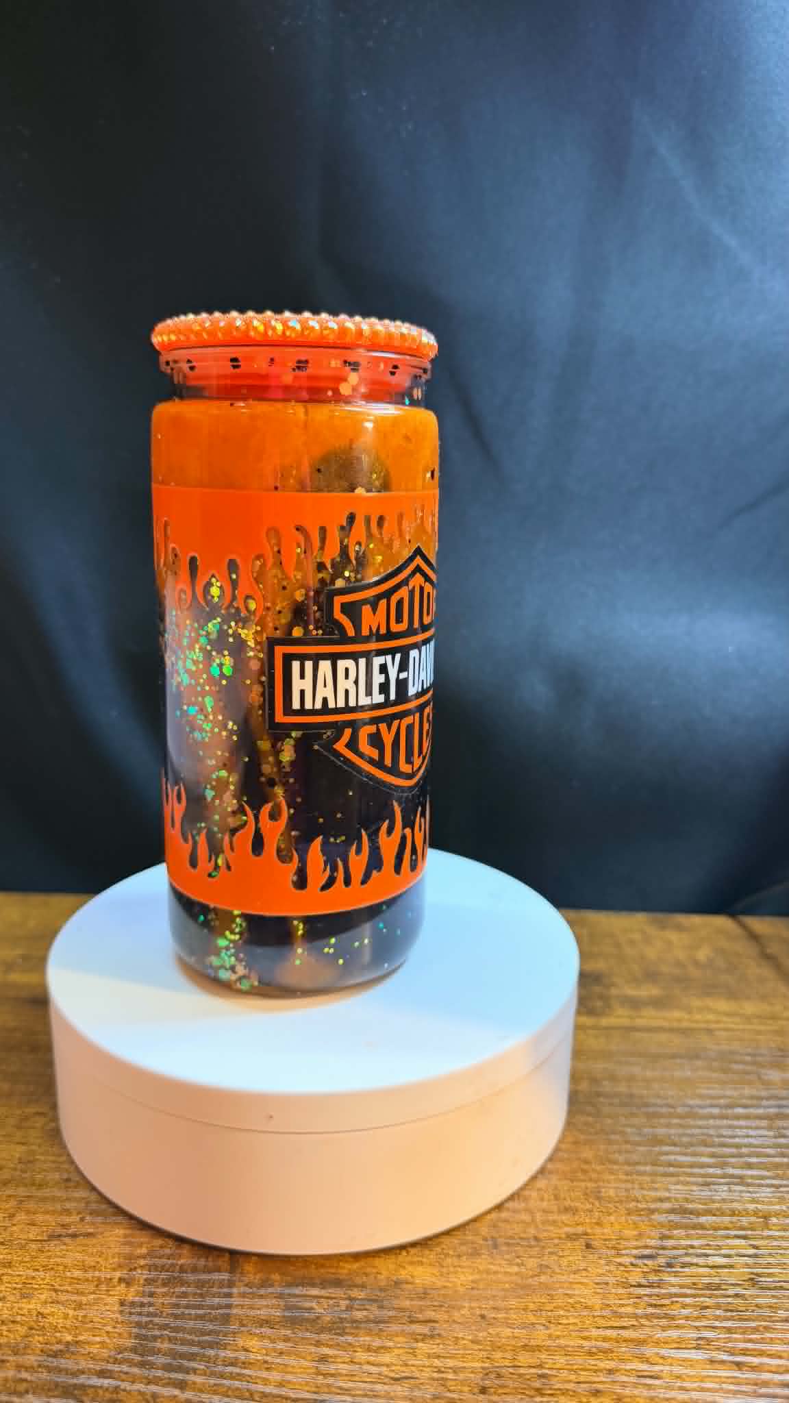 PRE-MADE 20OZ ACRYLIC SNOW GLOBE REG