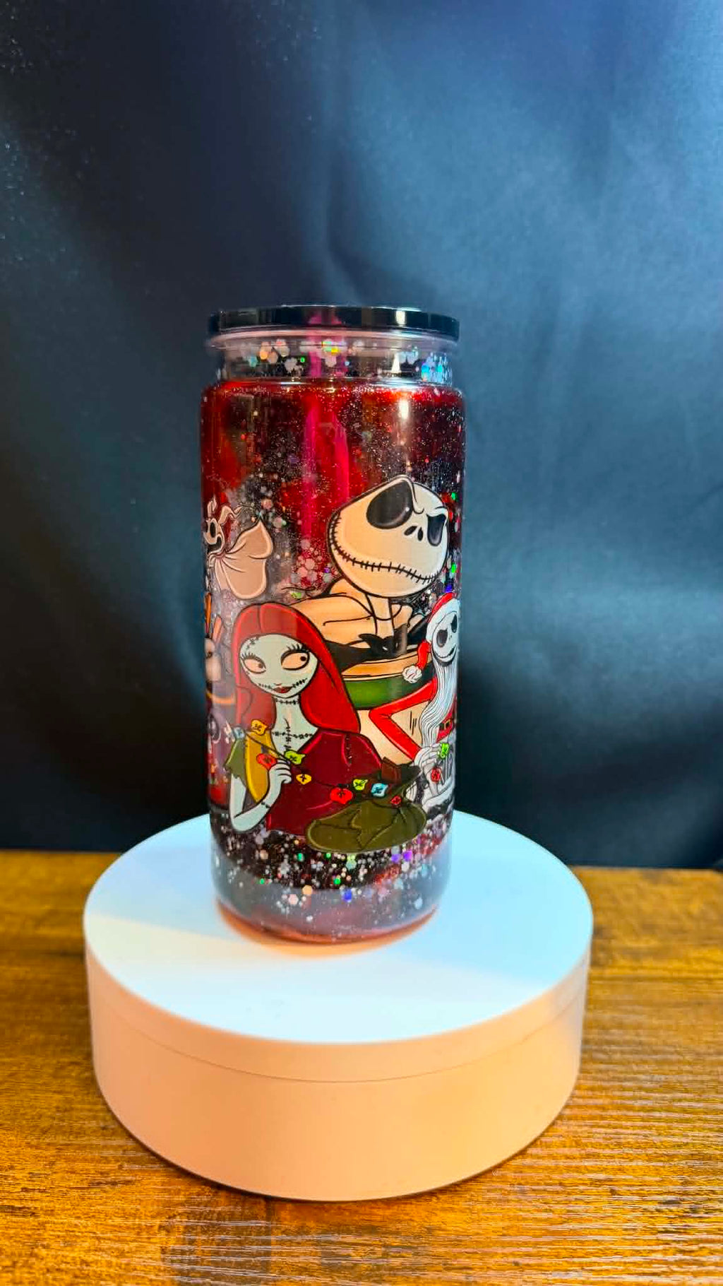 PRE-MADE 20OZ ACRYLIC SNOW GLOBE REG