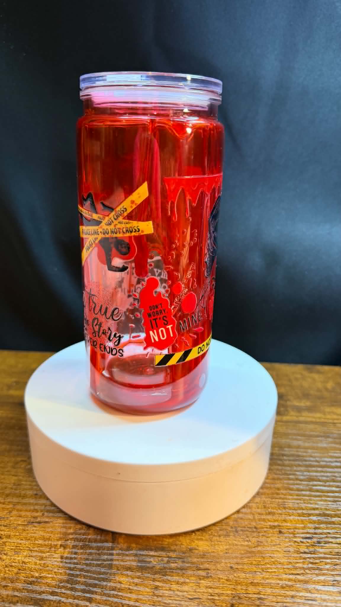 PRE-MADE 20OZ ACRYLIC SNOW GLOBE REG