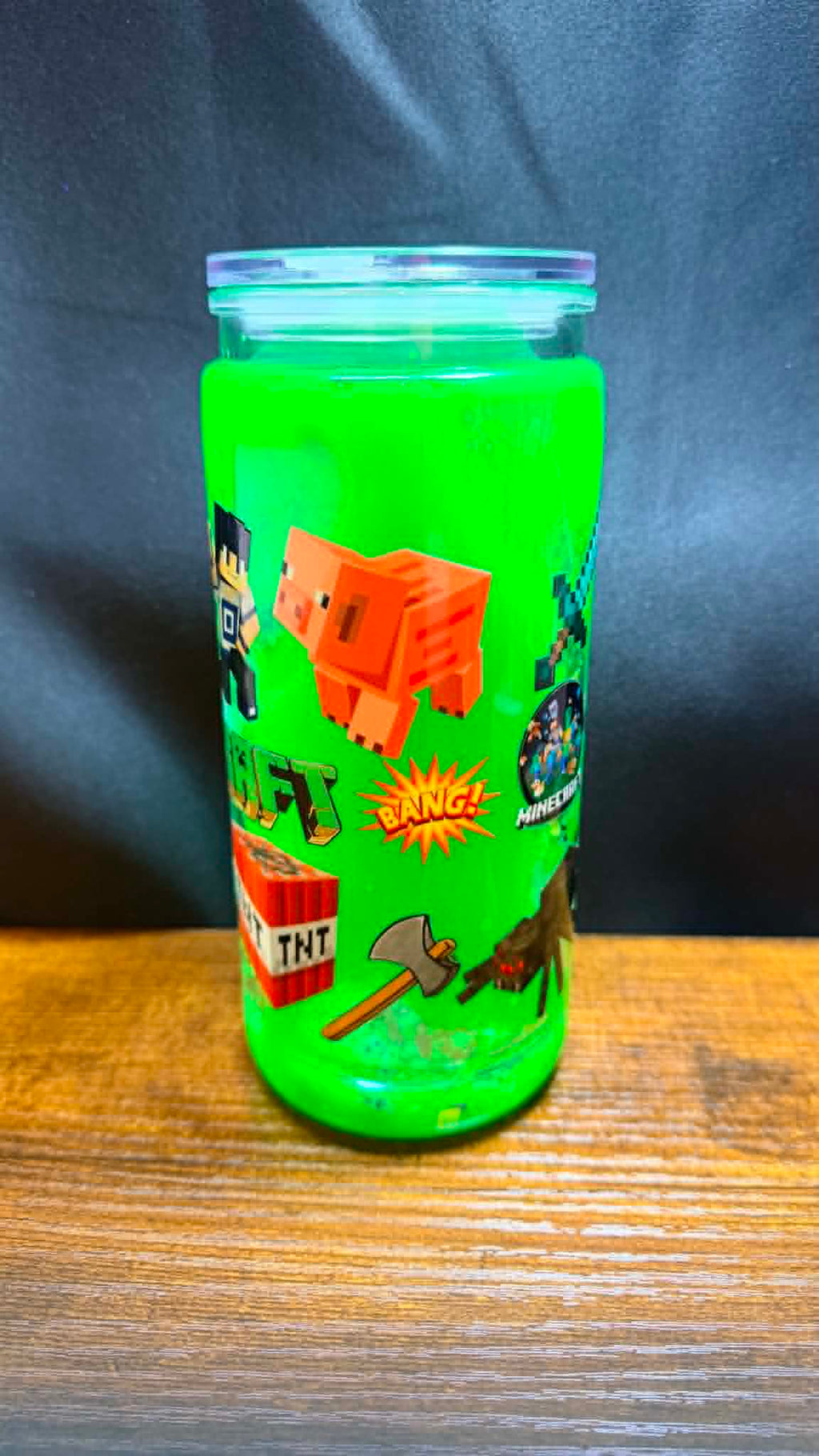 PRE-MADE 20OZ ACRYLIC SNOW GLOBE REG