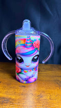 PRE-MADE 12oz KIDS 2 IN 1 DOUBLE WALL STAINLESS STEEL