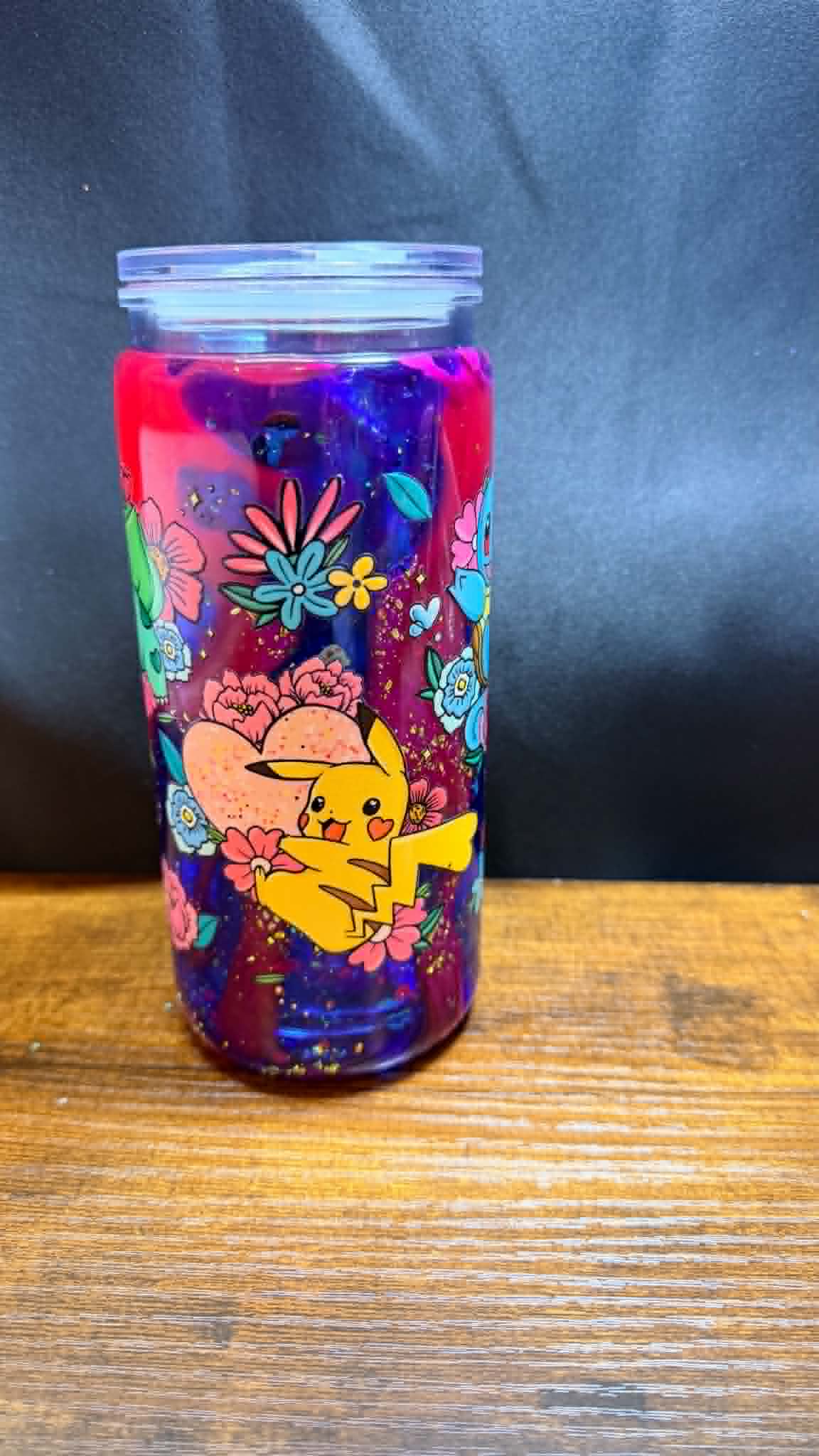 PRE-MADE 20OZ ACRYLIC SNOW GLOBE REG