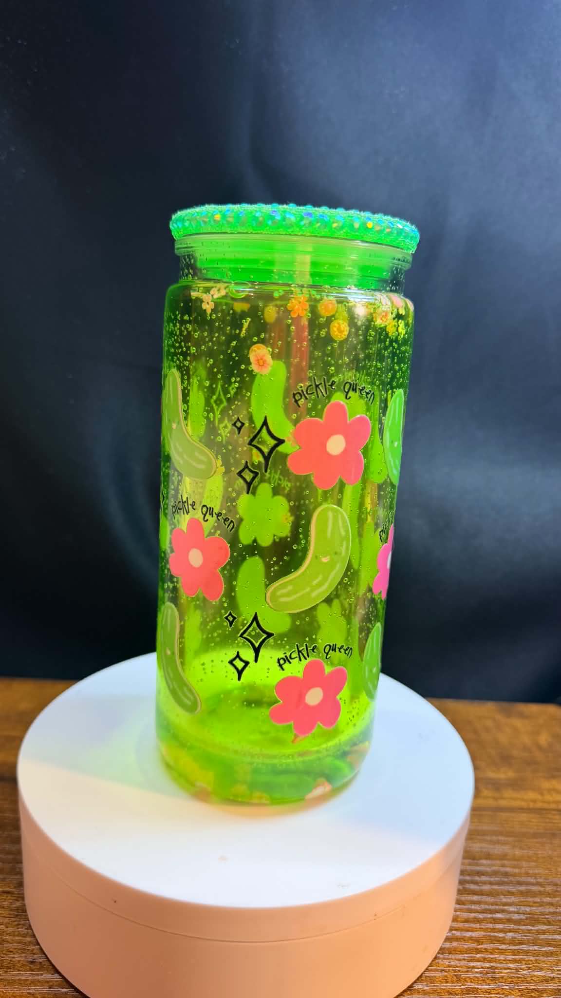 PRE-MADE 20OZ ACRYLIC SNOW GLOBE REG