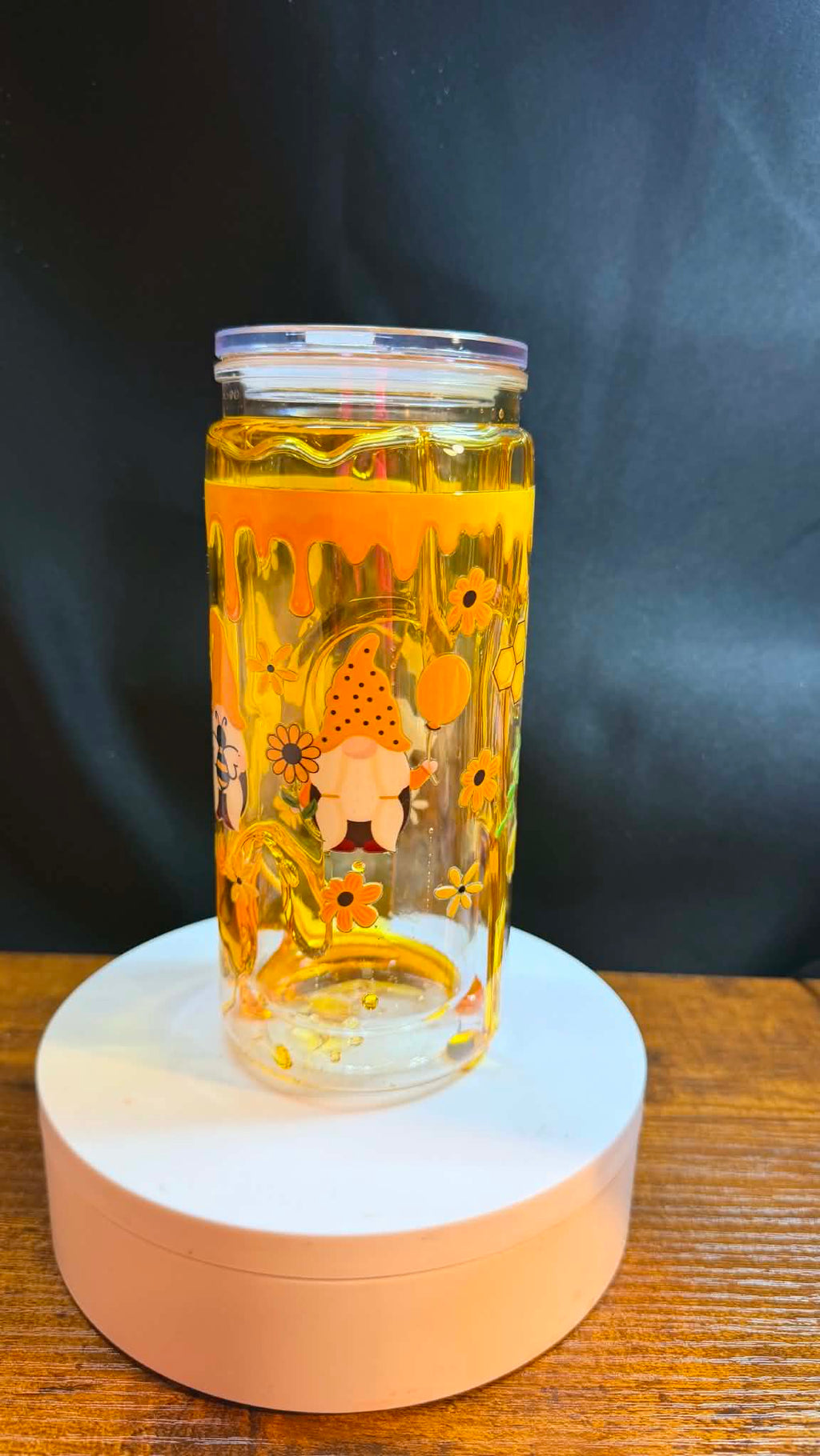PRE-MADE 20OZ ACRYLIC SNOW GLOBE REG