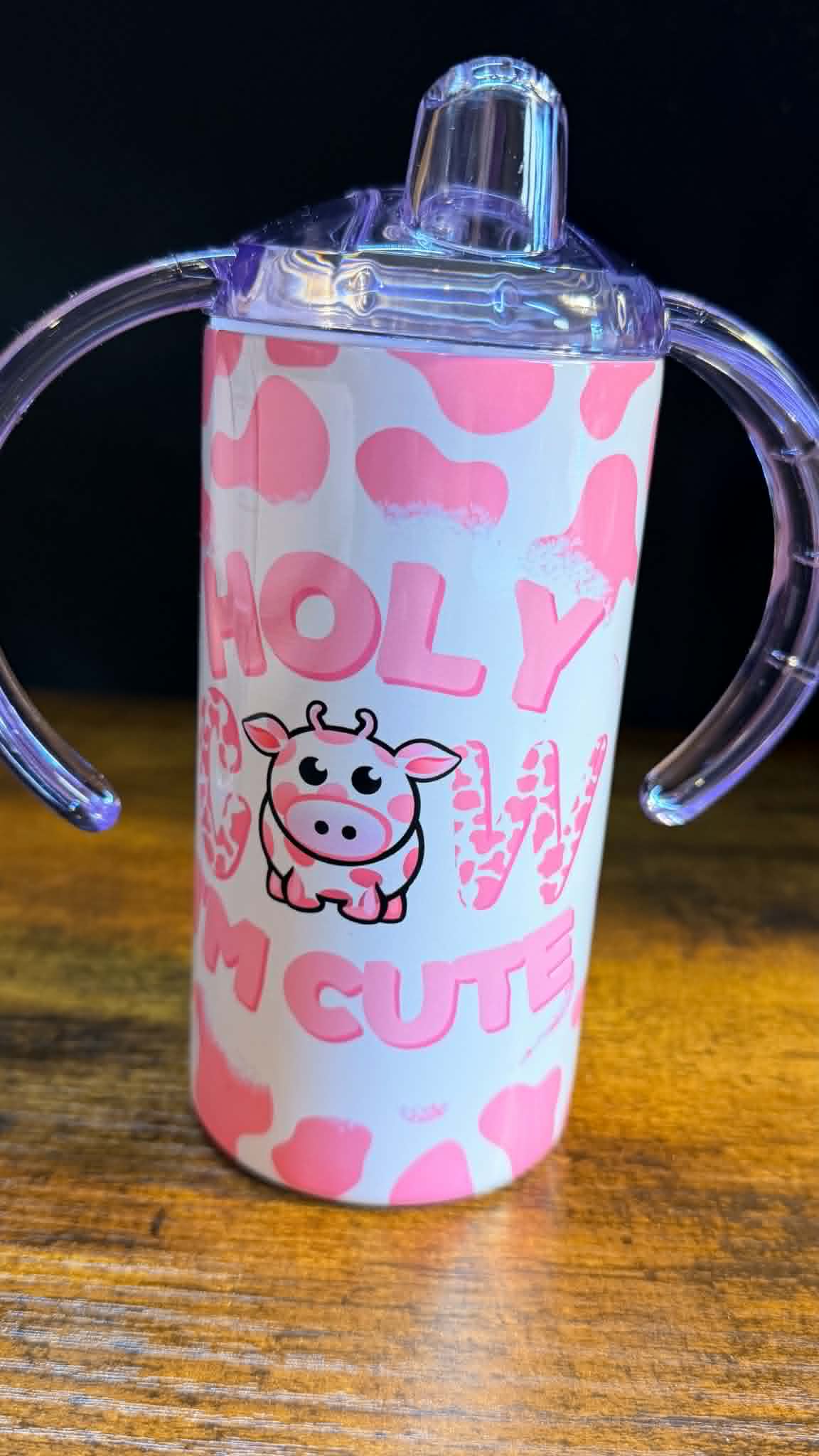 PRE-MADE 12oz KIDS 2 IN 1 DOUBLE WALL STAINLESS STEEL